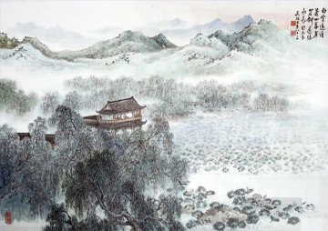 Arte Tradicional Chino Painting - Wu yangmu 7 viejos chinos